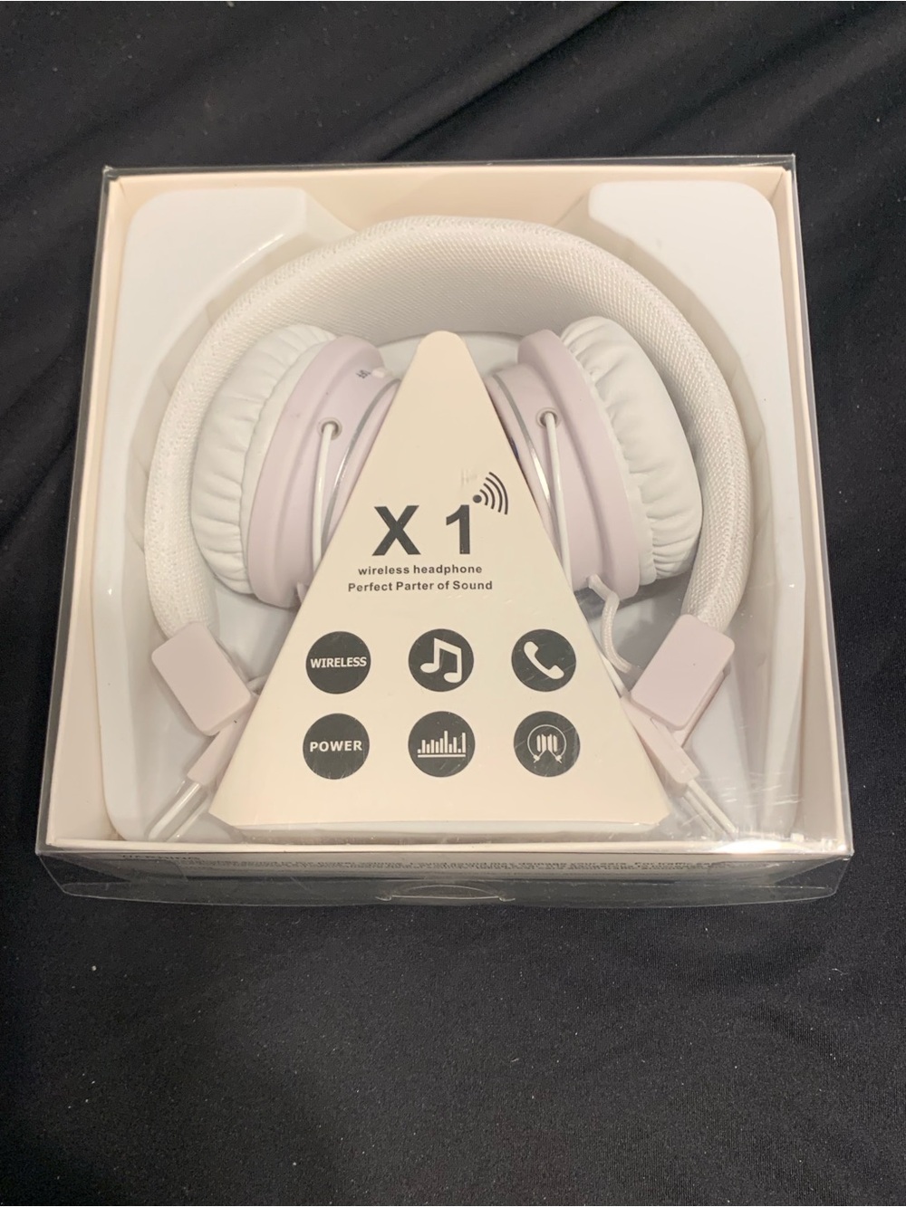 New X1 Wireless Headphones White